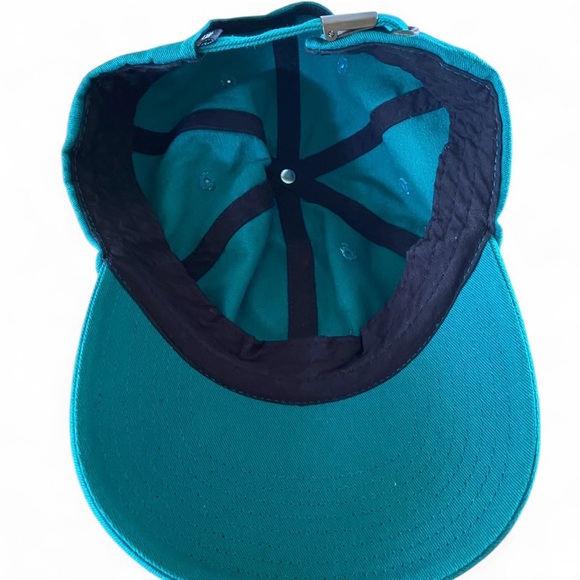 Vans Logo Pine Needle Green Curved Bill Jockey‎ Strap Hat - Picture 4 of 4